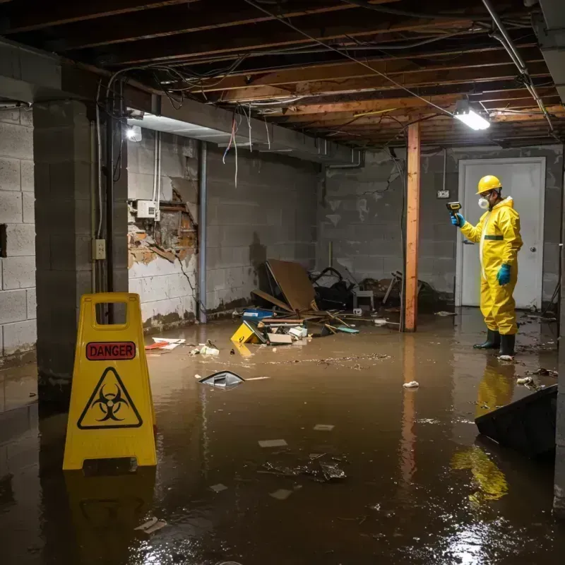 Flooded Basement Electrical Hazard in Penrose, CO Property